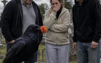 **Una corneja llevaba cada día una flor a la tumba de una mujer olvidada**