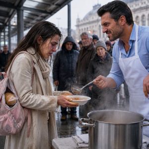 Cuatro años después de echar a mi esposa embarazada de casa, la encontré pidiendo comida gratis. “Al final tu amante también se cansó de ti”, le dije delante de todos. Ella no discutió, guardó un pan en una mochila infantil y se fue. Cuando la seguí, un abogado abrió una carpeta que podía destruir a toda mi familia.
