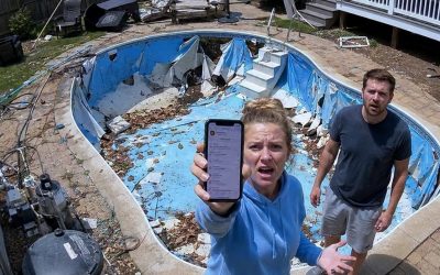 Su cuñada vació la piscina, pero olvidó dejar el rastro digital.