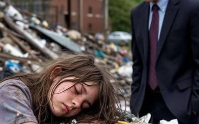 La niña dormitaba en un contenedor de basura cuando un hombre muy rico se le acercó… Y lo que descubrió lo dejó completamente conmocionado.