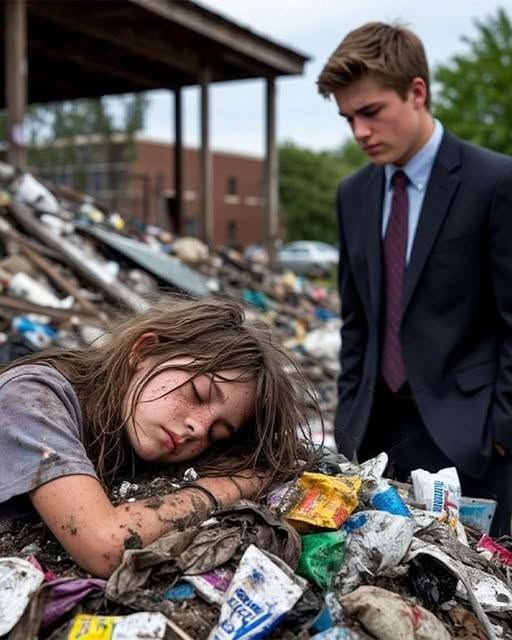 La niña dormitaba en un contenedor de basura cuando un hombre muy rico se le acercó… Y lo que descubrió lo dejó completamente conmocionado.