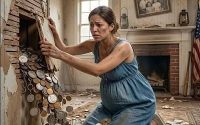 Una viuda embarazada compró una casa por casi nada… Encontró un tesoro escondido en el adobe detrás de un viejo cuadro.