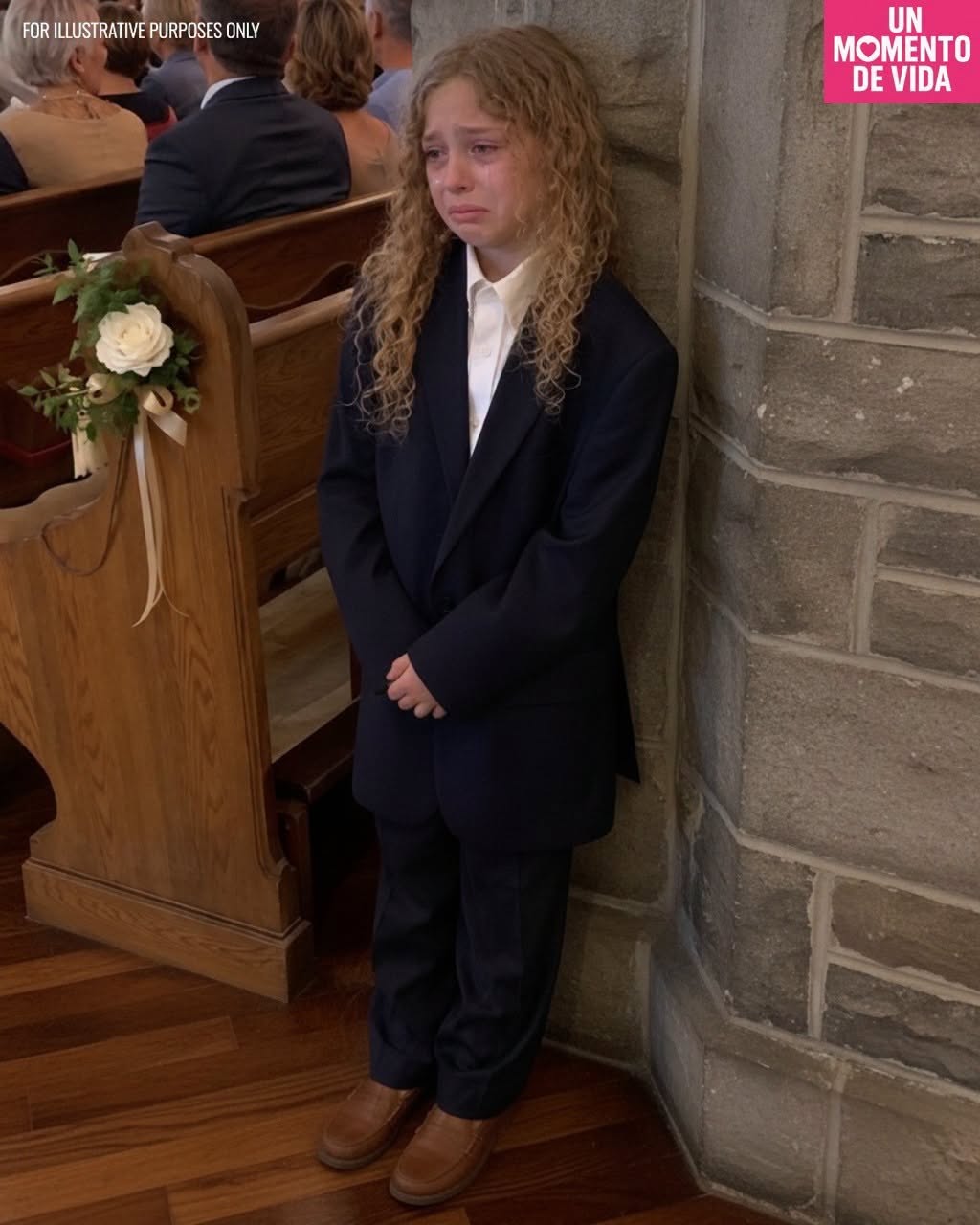 Un minuto antes de la boda de mi exesposo, su prometida le entregó a mi hija de 9 años un traje de niño demasiado grande en lugar del vestido de niña de las flores – Lo que mi exsuegro hizo después dejó a la novia sin palabras