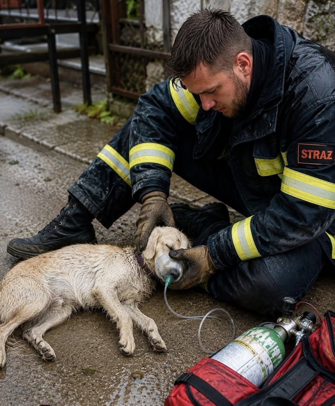 Un bombero llamado Cole perdió su trabajo tras decidir salvar a un perro. 🐾🔥