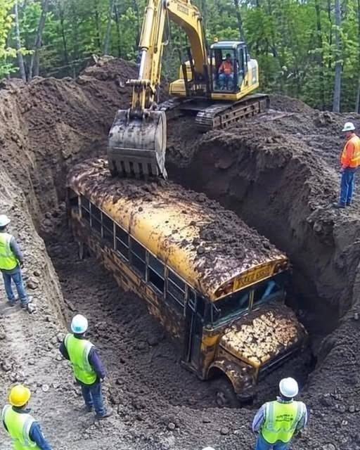 15 niños desaparecieron en un viaje de campo en 1986: 39 años después, el autobús escolar se encuentra enterrado kara