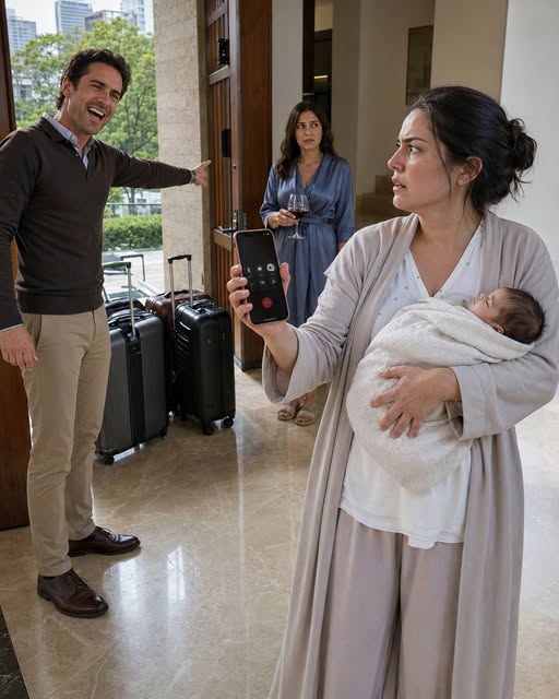 SU ESPOSO QUISO SACARLA DE CASA CON SU BEBÉ RECIÉN NACIDA… PERO NO SABÍA QUIÉN ERA LA VERDADERA DUEÑA