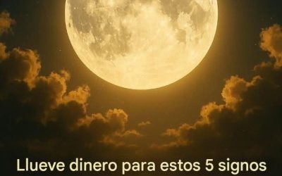 El dinero está lloviendo sobre estos 5 signos del zodiaco gracias a la energía de la luna llena…