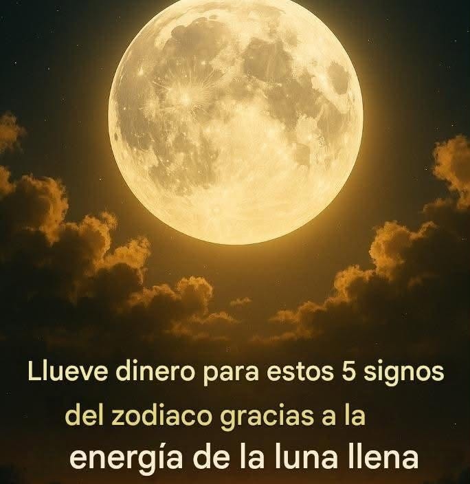 El dinero está lloviendo sobre estos 5 signos del zodiaco gracias a la energía de la luna llena…