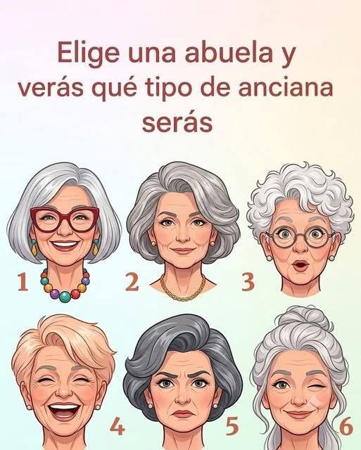 Elige una abuela y verás qué tipo de anciana serás